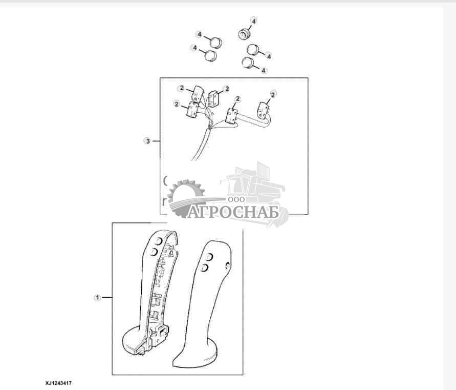 Жгут и компл. перекл. для напр. контроллера 